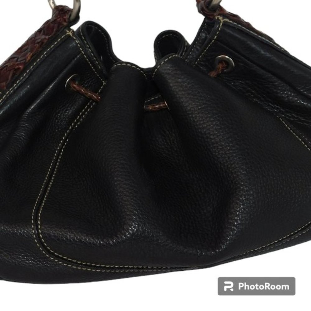 Fossil Drawstring Shoulder Bag With Braided Leath… - image 6